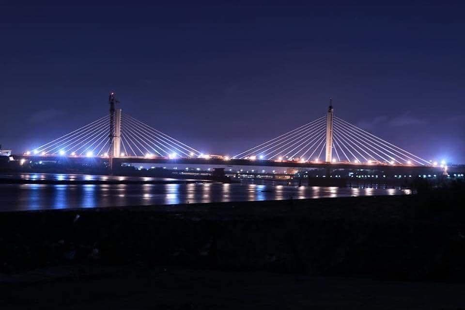 Cable Bridge surat, night view