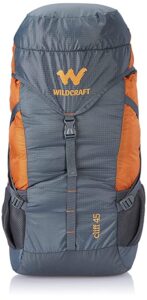 Wildcraft orange and grey backpack