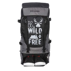 Black coloured best backpack for trekking