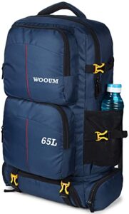 Blue backpack for trekking in Ireland