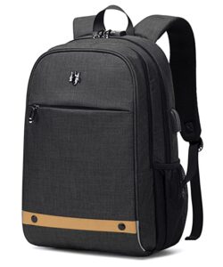 Golden Wolf Laptop Bag Anti-theft Business Backpack with Lock