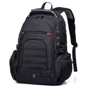 Black outdoor travel backpack