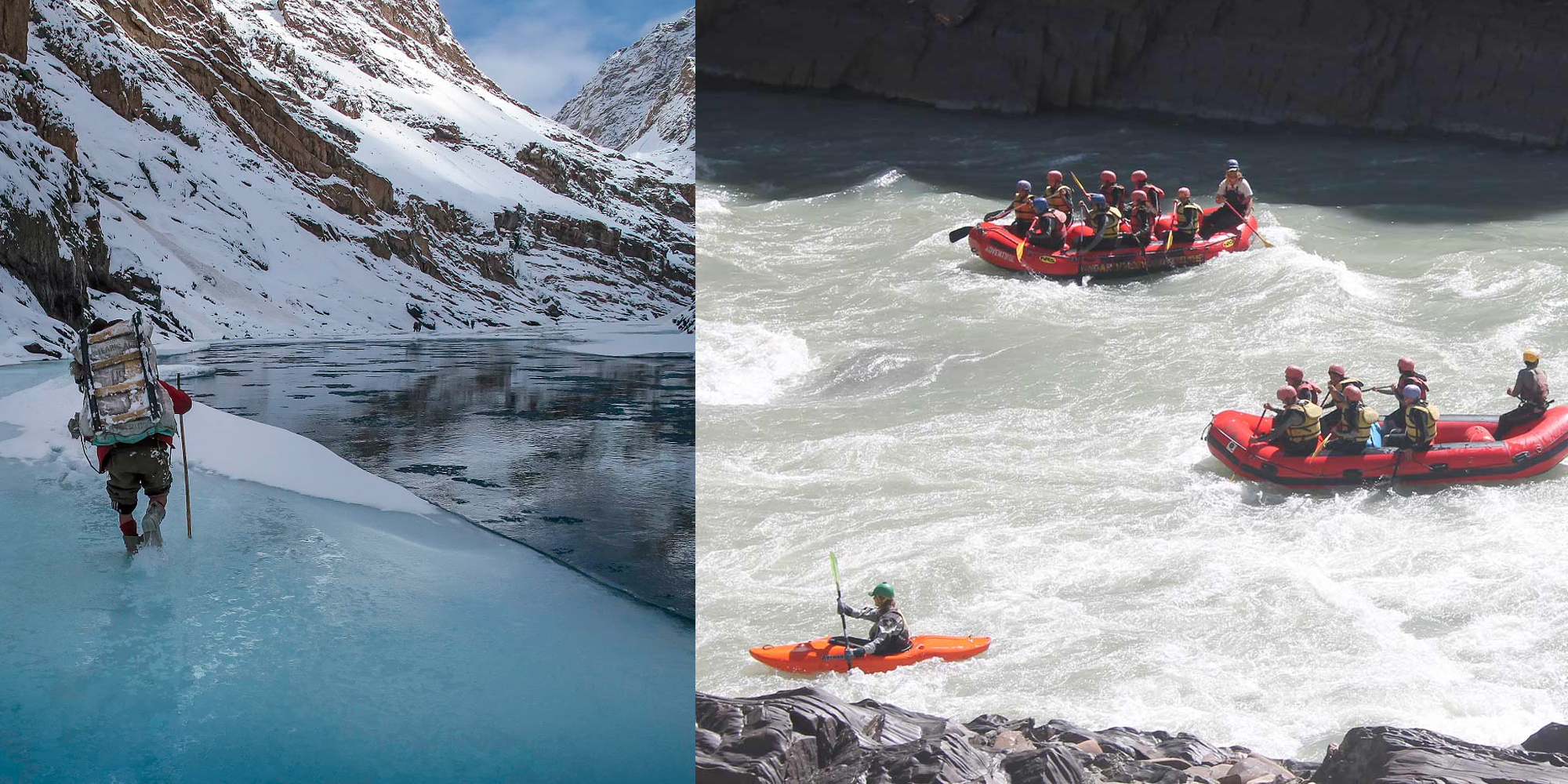 Chadar Trek & River Rafting Leh Ladakh