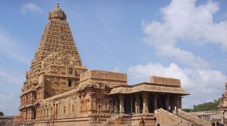 Brihadushvara temple in rajrajeswaram in tamil nadu