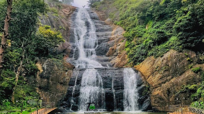 silver cascade falls in tamil nadu