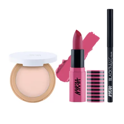 Nykaa combo make up for travelling