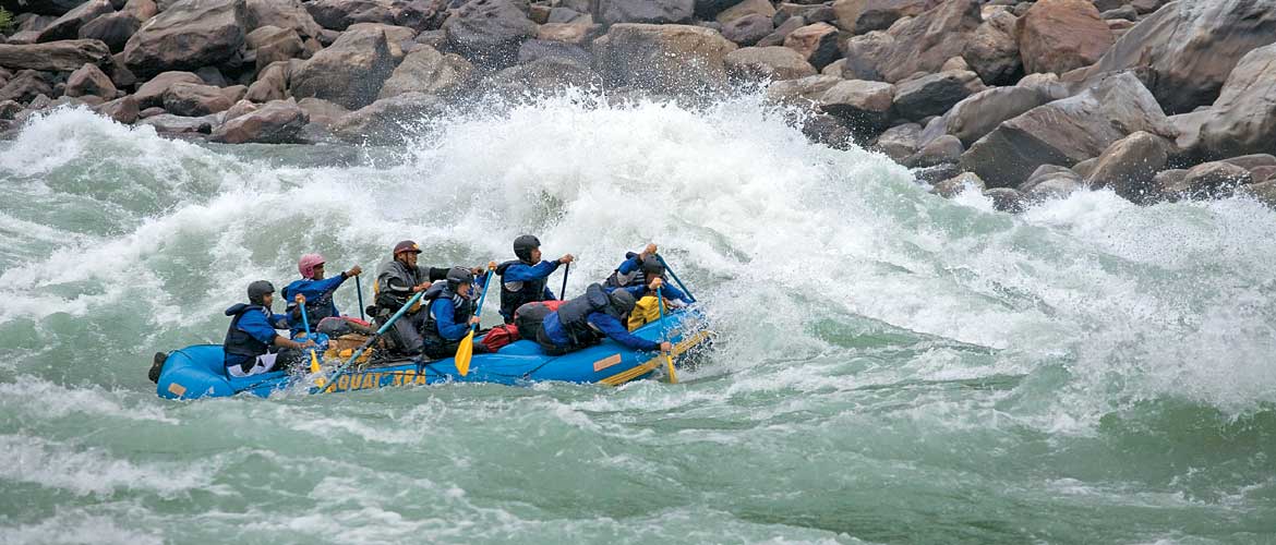 River Raft in Brahmaputra Arunachal pradesh