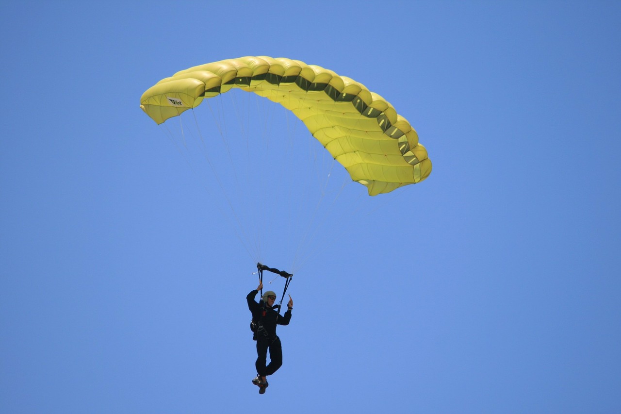 Skydiving In Dhana, India.