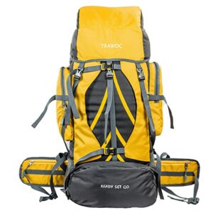 TRAWOC 60 Ltr Travel Backpack Hiking Trekking Rucksack Bag