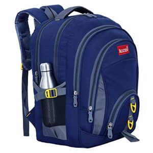 Blue backpack for hiking and trekking