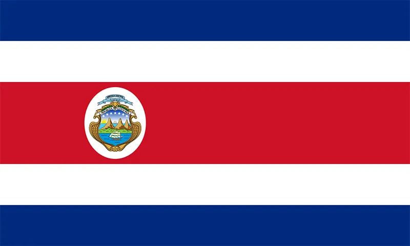 Costa Rica Flag HD